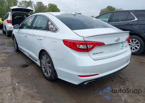 2016 Hyundai Sonata Sport z USA, uszkodzony, nr VIN 5NPE34AF9GH391900